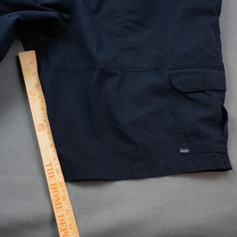 5.11 Tactical Taclite Pro Ripstop 73308 Shorts Mens Blue Cotton Blend Cargo 40 - Picture 8 of 9